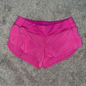 sonic pink speed up shorts 2.5 inch size 8
